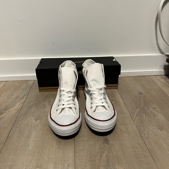 Converse Chuck Taylor All Star Hi Sneaker - White UNISEX - Picture 2 of 7